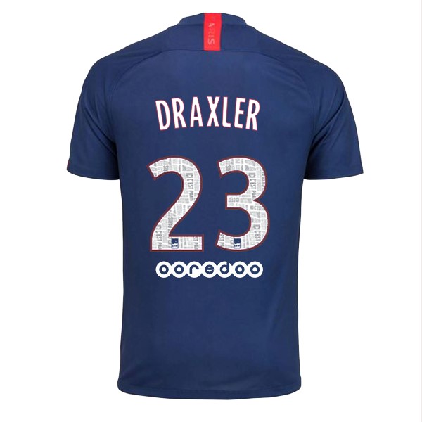 Camiseta Paris Saint Germain NO.23 Draxler Primera equipo 2019-20 Azul